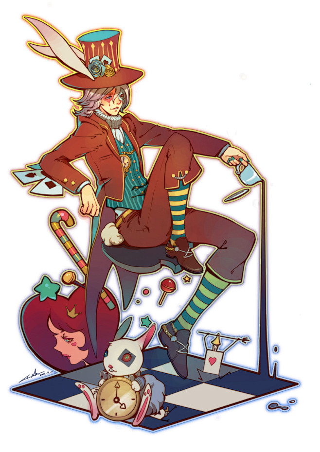 千山的插画兔子先生