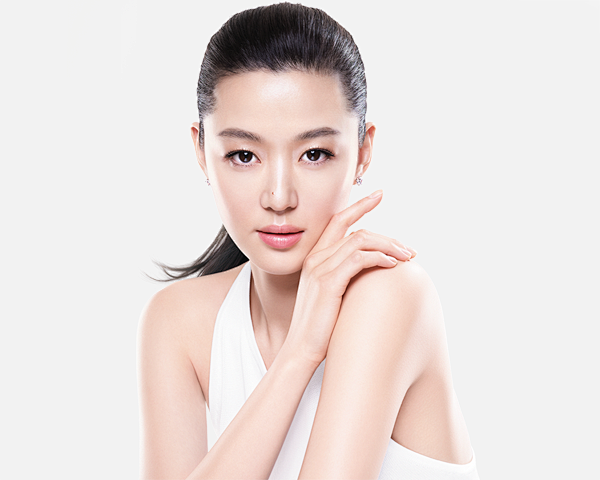 护肤品化妆品模特美女png七米设计护肤品化妆品美女优秀电商设计互动