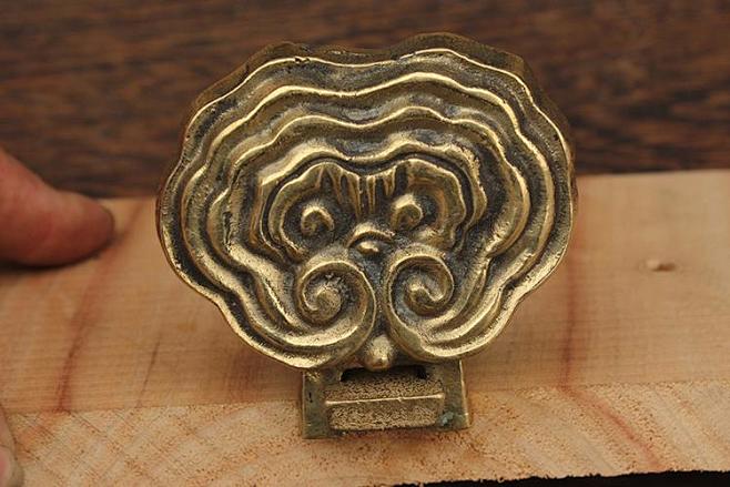 如意祥云匾托黄铜牌匾托中式仿古家具铜配件匾托画托如意云托淘宝网