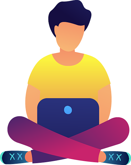 扁平化ui人物插画png免抠图