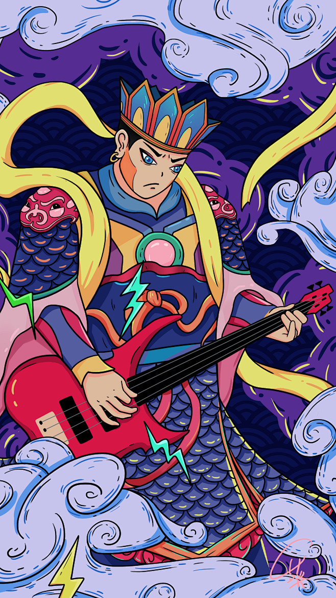 国潮风插画小葵