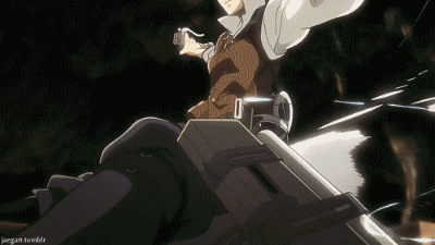 进击的巨人# #无悔的抉择#利 威尔兵长立体机动装置操作秀,这视觉