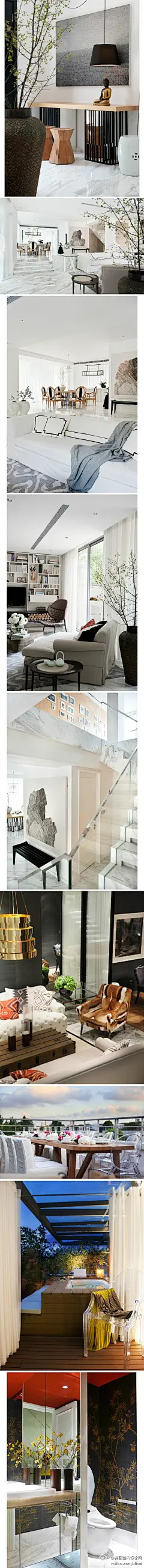 #DINZ软装#这套住宅设计以“GALLERY--画廊”为主题创意概念，让家的空间从装修到家具，从装饰到陈列，无不展现出一个“画廊”的百变魅力。