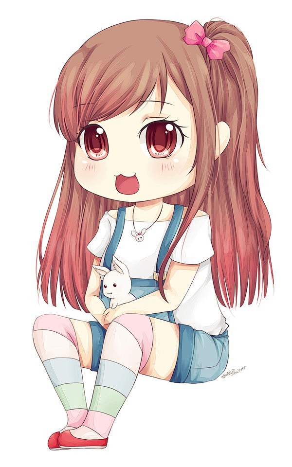 02:26:51萌 q版 二次元 美女 插画 动漫素材——q版人物【现代古风的