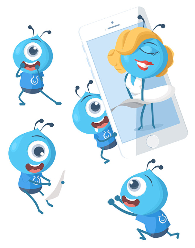 淡菜creeta从euz转采于2019-06-18 13:53:18蚂蚁聚宝蓝蚂蚁造型ip形象