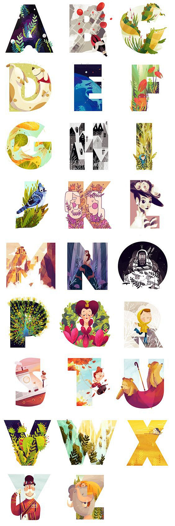 26个字母变形记1