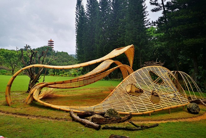 种子现代竹编花艺公共艺术品深圳贝尔雅环境艺术设计工程有限公司生态