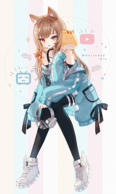 com【p站画师】韩国画师kinty的插画作品- acg17.