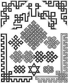 藏式线条图