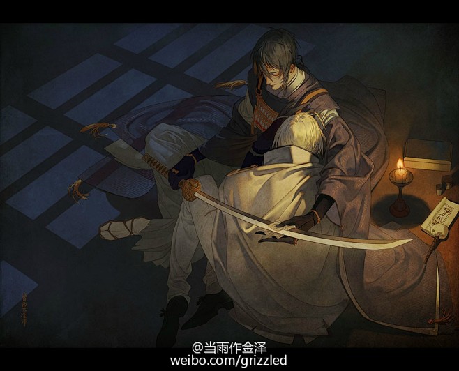 78刀剑乱舞当雨作金泽作品动漫美少年同人手绘tv动画