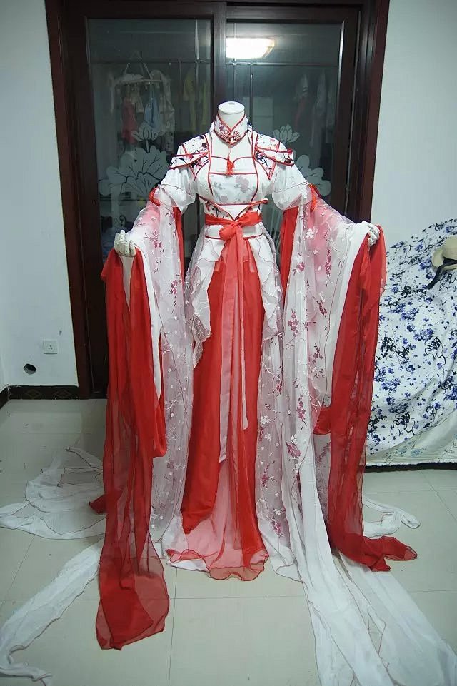 11【佛】古装cos 红梅 红白女装 女古服装及配饰(风格不一)张家夫人张
