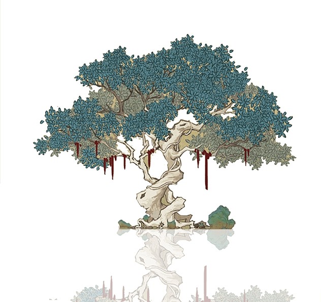 植物原画树原画来自cgbookcn55