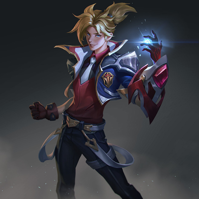 13:11:30伊泽瑞尔战斗学院同人角色特写/头像/半身/全身 - 写实/厚涂