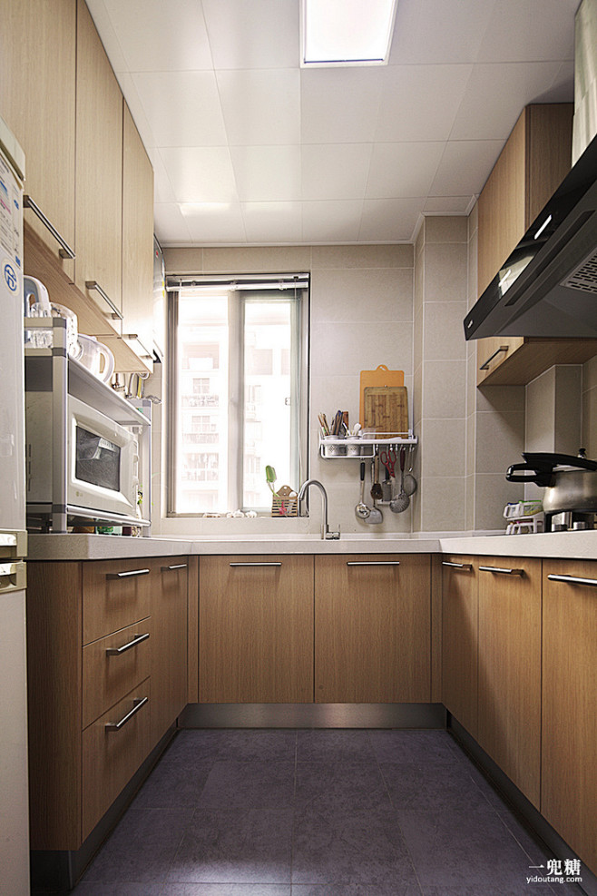 简约 清新 舒适 温暖 淡雅 原生态 装修效果图 厨房 小户型 迷你厨房