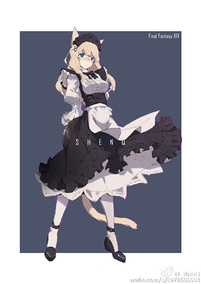 最终幻想14ff14啊啊啊啊女仆装好可爱啊忍不住摸了一发女儿啊喵喵喵