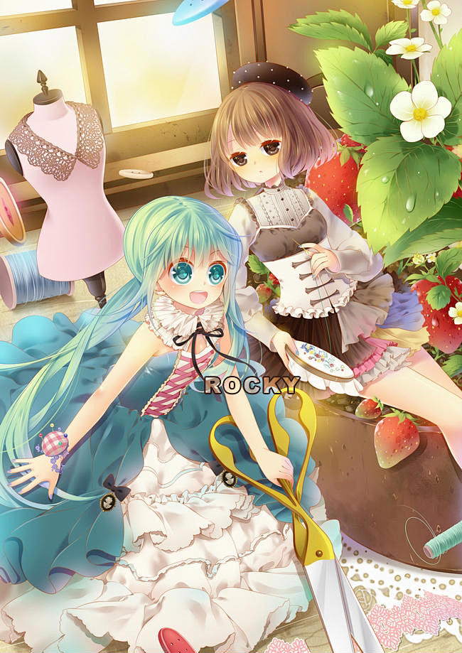 rocky君的hello甜心动漫插画作品60张麦田里の三色堇百度空间