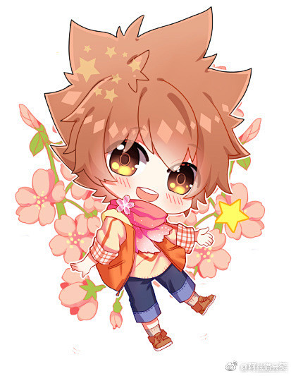 家庭教师泽田纲吉同人图插画壁纸2017家庭教师半次元第一中文cos绘画