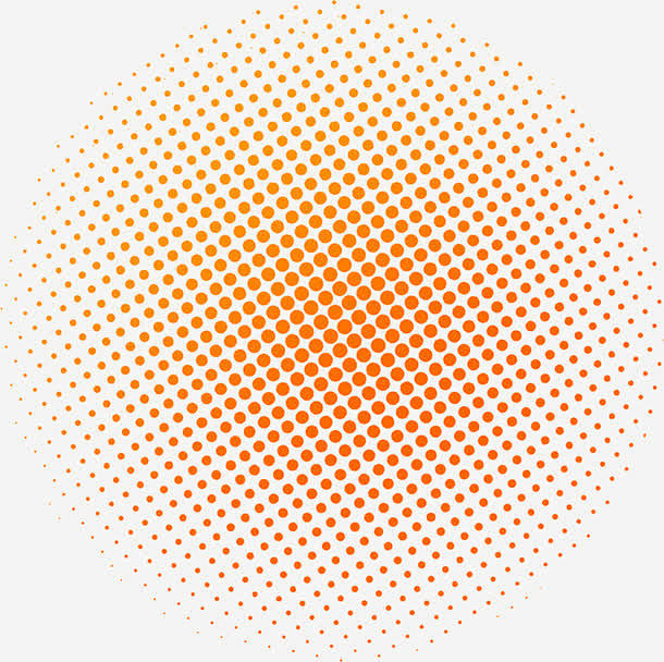 红色斑点圆形装饰图案