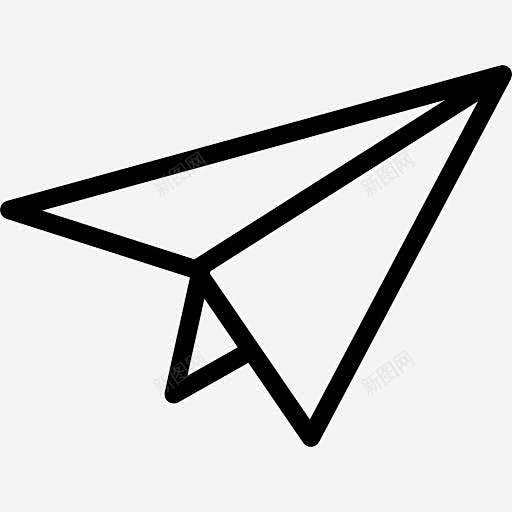 纸飞机图标创意素材