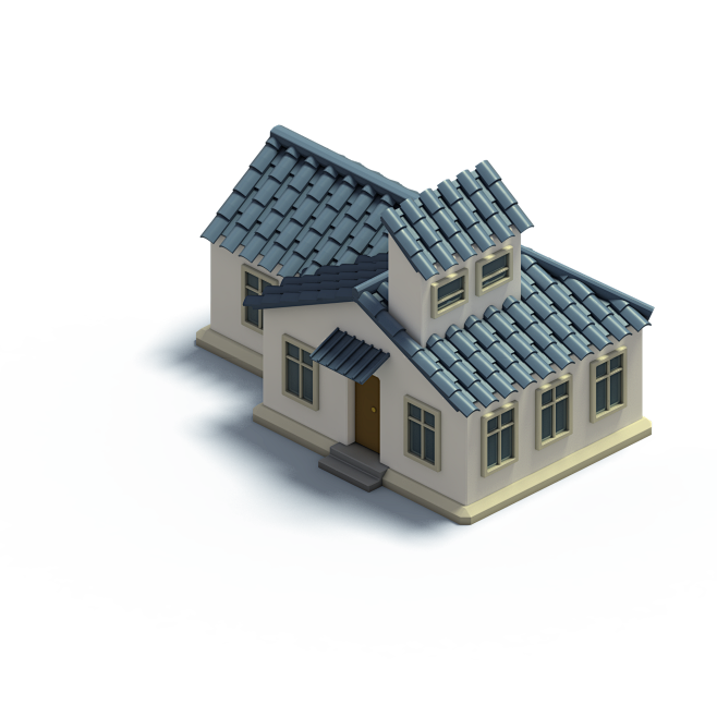 c4d建筑3d立体模型