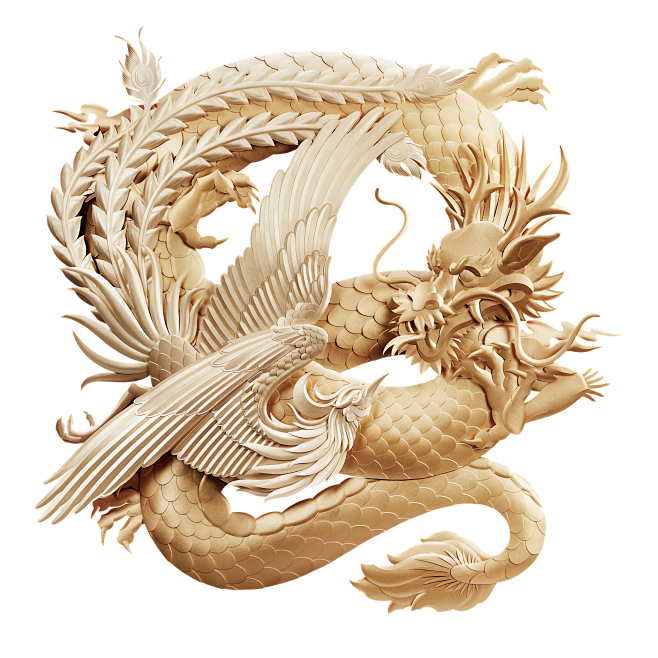 雕刻龙木小白