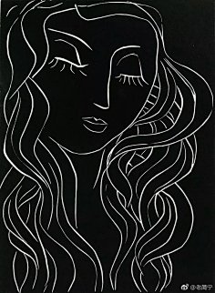 马蒂斯线描绘画艺术