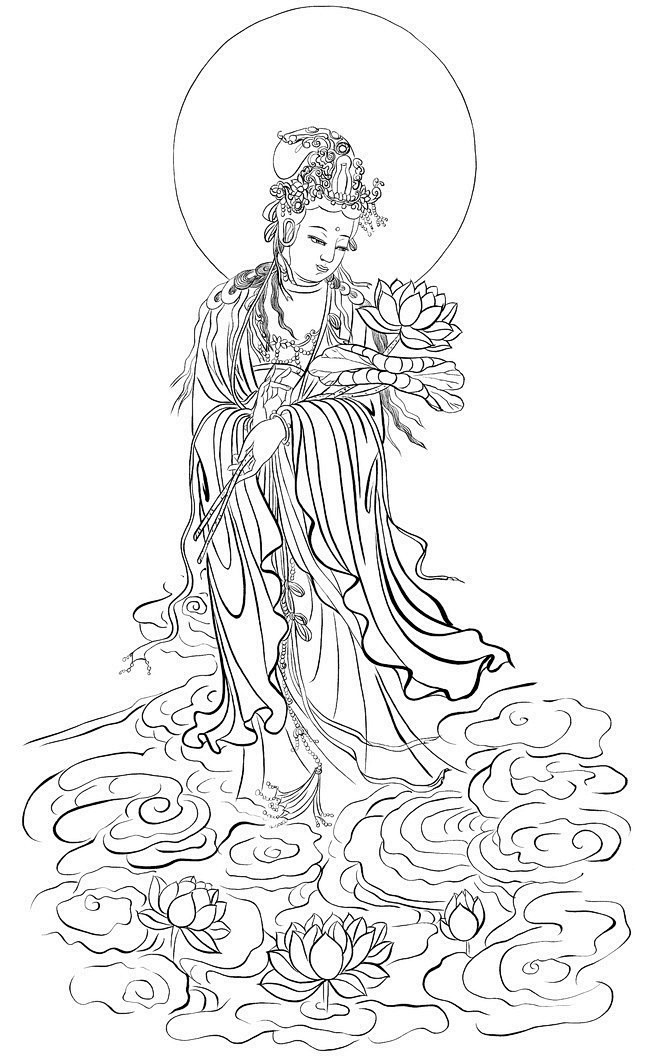 大势至菩萨佛像图片高清