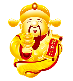 财神爷-花瓣网|陪你做生活的设计师 | 2020鼠财神图片
