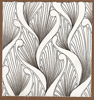 曲线排线插画设计