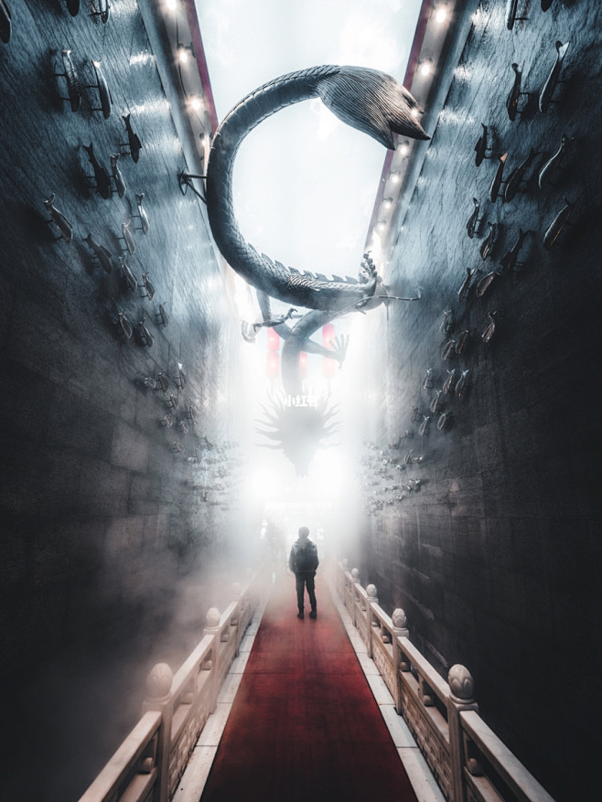 陕西西安藏在小吃街里的小众拍照打卡地店名子佩集位置回民街北院门钟