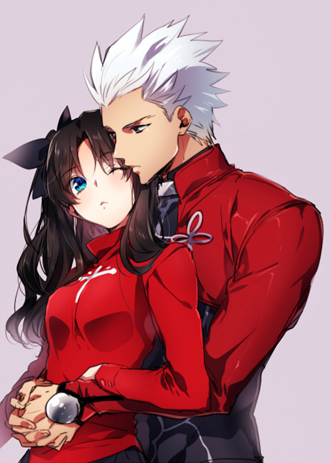 pixiv动漫壁纸头像插画次元同人原创远坂凛间桐樱命运之夜零画师中川