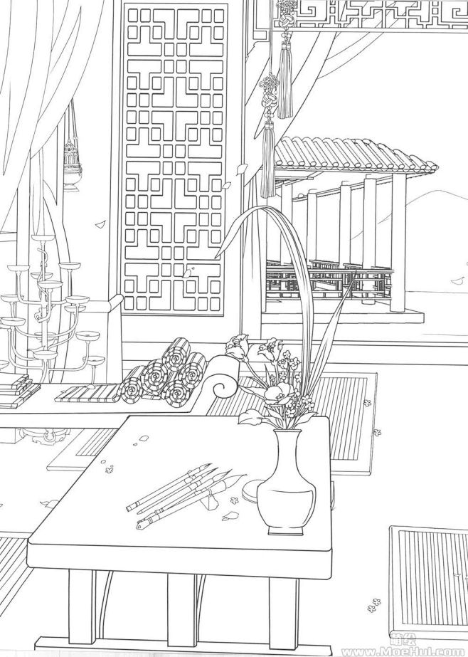 新手练习线稿古风线稿集v97p