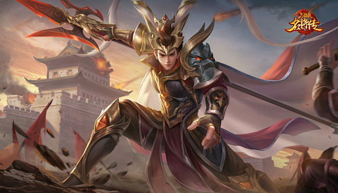 三国杀名将传飞将吕布壁纸下载