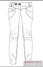 超级好的裤子款式图和实图 - 休闲装设计 - 穿针引线服装论坛