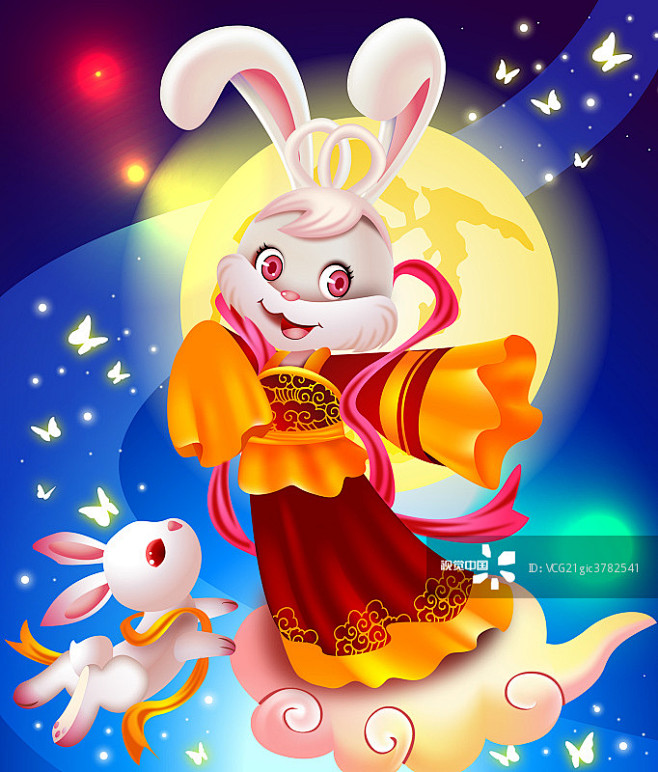 插图嫦娥兔子