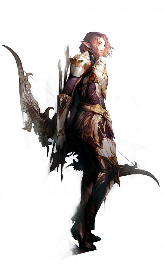 男性暗精灵角色素材