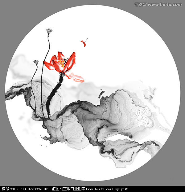 水墨水墨画抽象水墨画意境水墨画荷花水墨画青花水墨画现代水墨画新