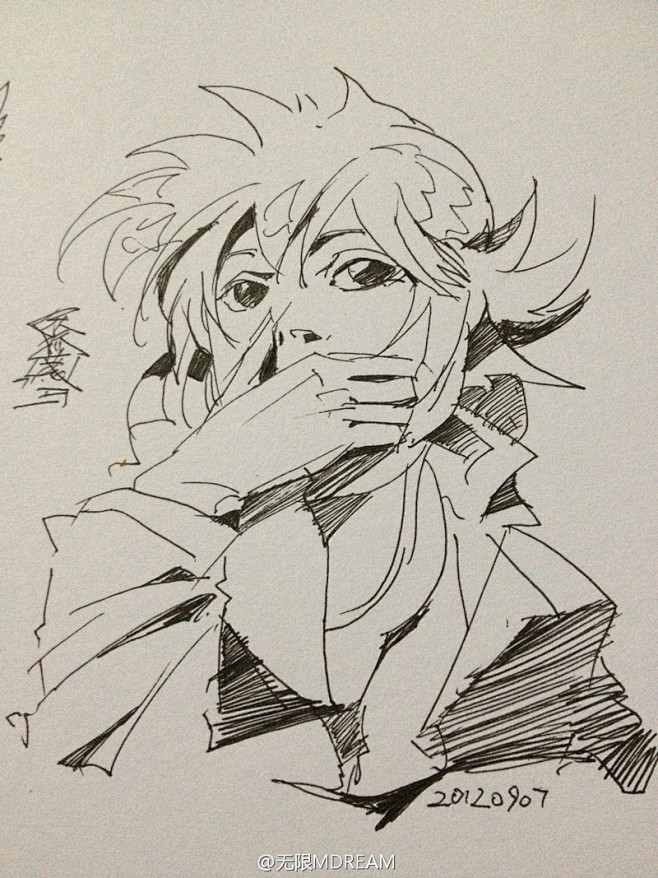 无限mdream的插画藏马