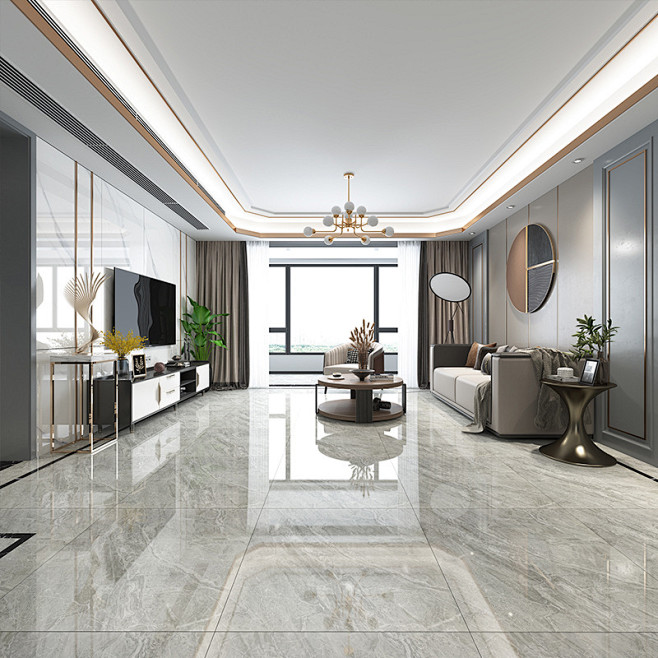 电视背景墙瓷砖地板砖客厅通体大理石瓷砖地砖800x800