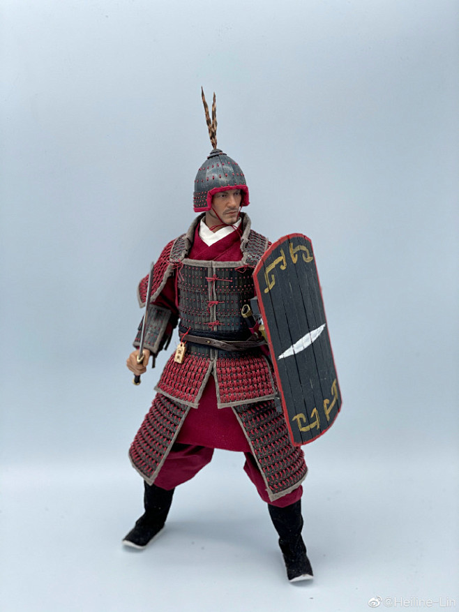 自制16汉朝兵人参考三国全面战争佩剑守卫头像也是对着这个兵种画的