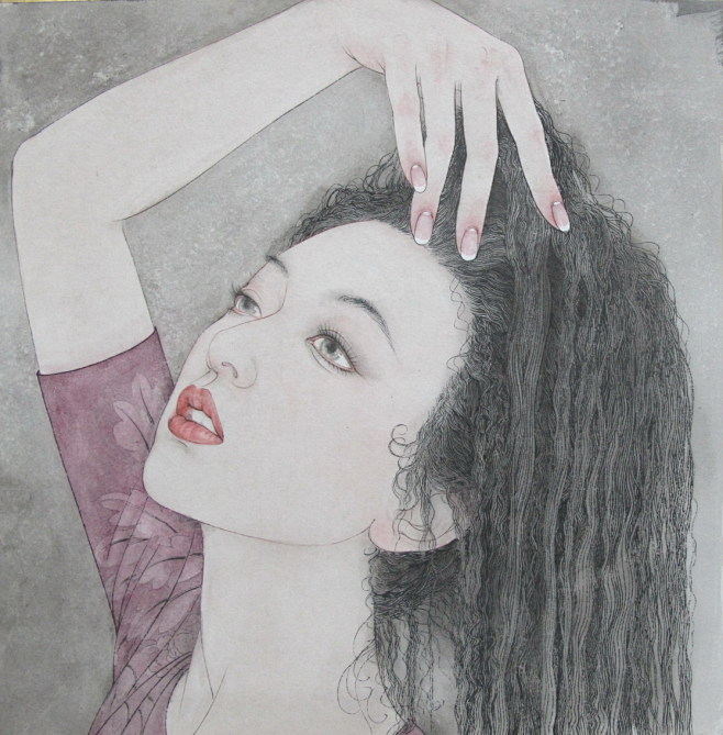 杨佩璇雾鬓云鬟系列