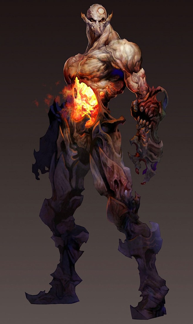 怪物原画怪物设定怪物角色游戏怪物