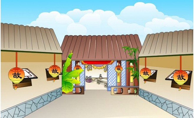 flash古代农家建筑