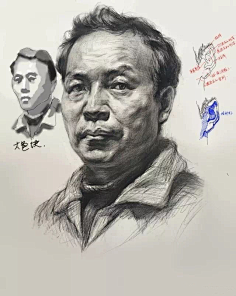 吕峥峥素描