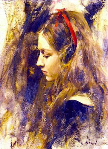 美国当代著名艺术家理查德斯契米德richardschmid油画10