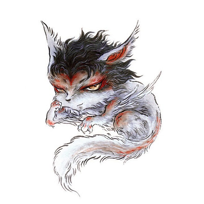 答应画给大家当头像的山海经q弹小妖怪来自杉泽微博