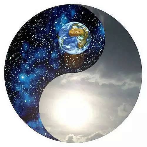 元素太极图设计