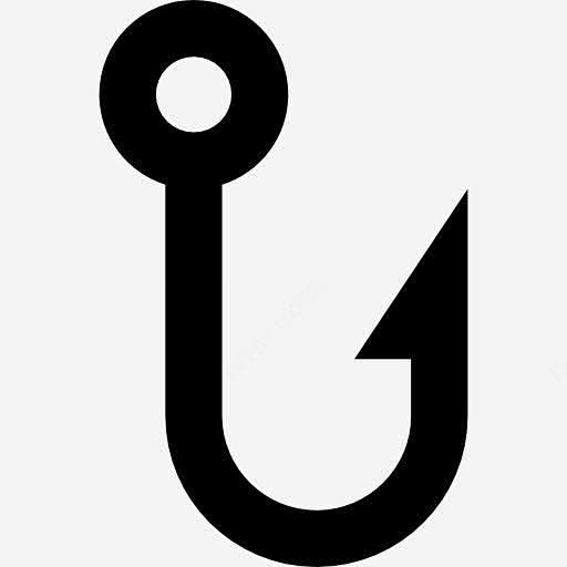 钓鱼图标高清素材鱼钩页面网页平面电商创意素材png素材