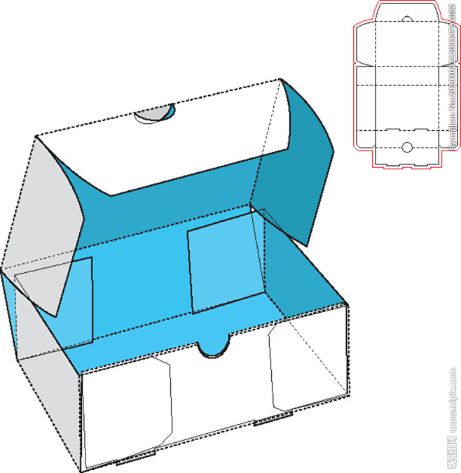 包装盒设计效果图