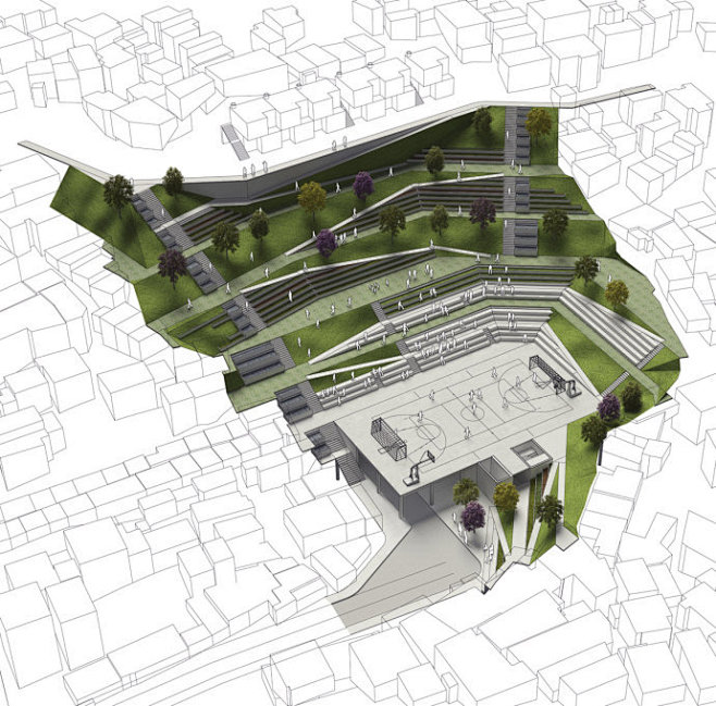 竖向设计坡地景观设计